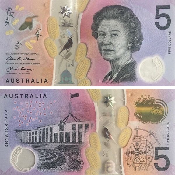 $5 AUD Scheine